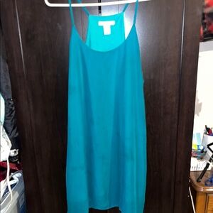 Body Central Teal/Green Sleeveless Dress